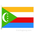 90*150cm drapeau Comores 100% polyester